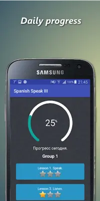 Spanish Speak III android App screenshot 2